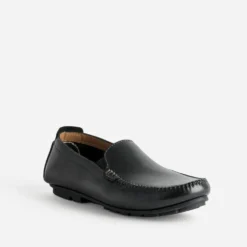 Slip-on FRANCE ARNO noir cuir