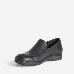 Slip-on FRANCE ARNO noir en cuir
