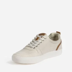 Tennis beige chiné en toile