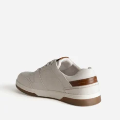 Tennis beige chiné toile