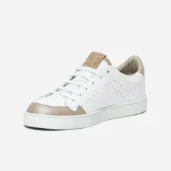 Tennis 1927 blanche femme en cuir éco-conçu