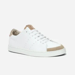 Tennis 1927 blanche homme en cuir éco-conçu (40 à 42)