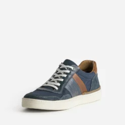 Tennis bleu marine multi matières