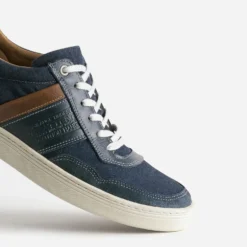 Tennis bleu marine multi matières
