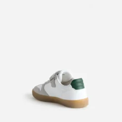 Tennis BUGGY blanche, grise, verte