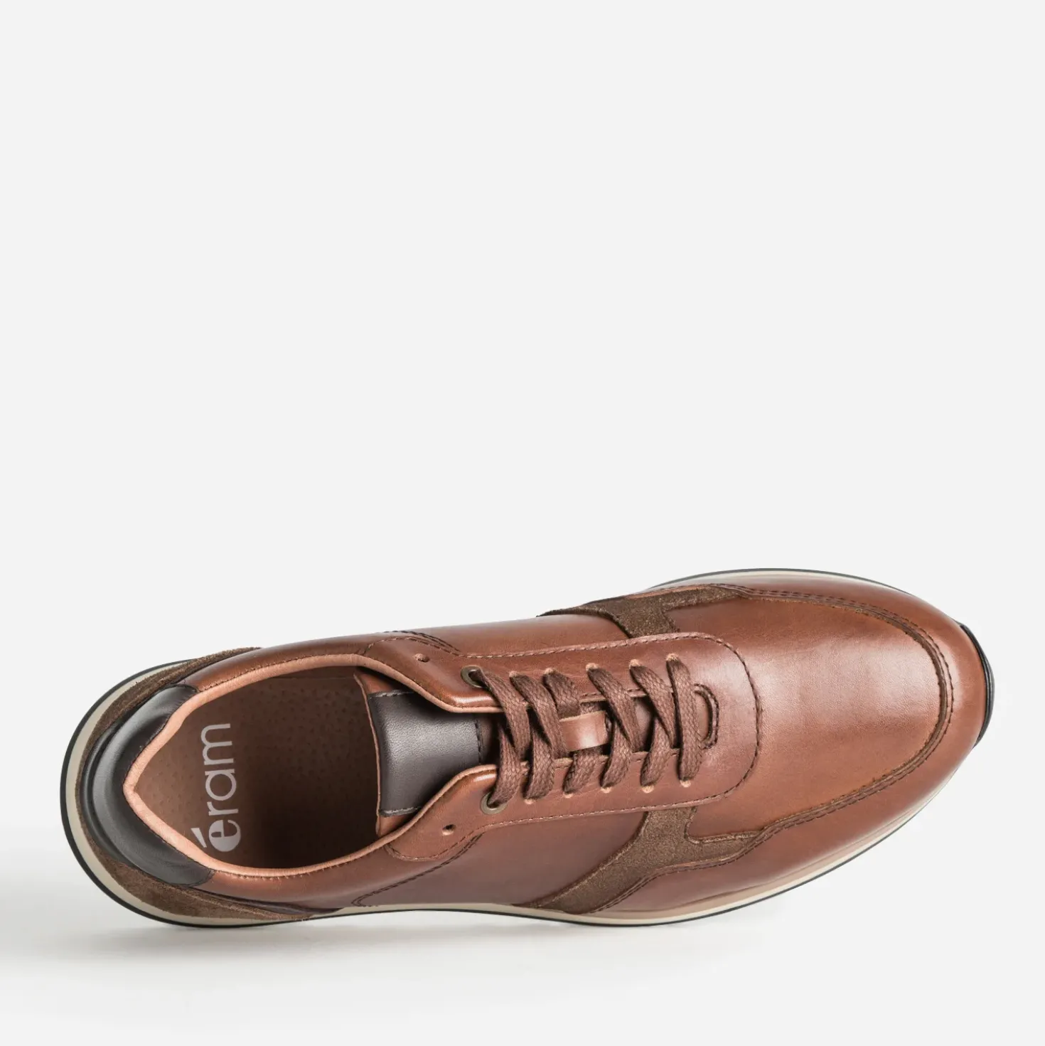 Tennis camel cuir