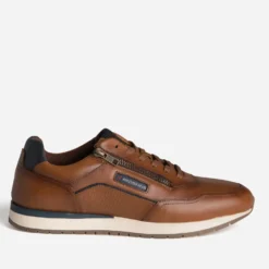 Tennis cognac cuir