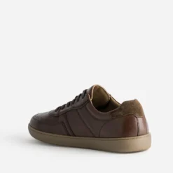 Tennis cognac cuir