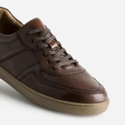 Tennis cognac cuir