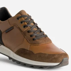 Tennis cognac cuir