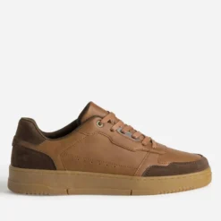 Tennis cognac détails marron