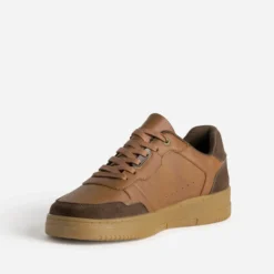 Tennis cognac détails marron