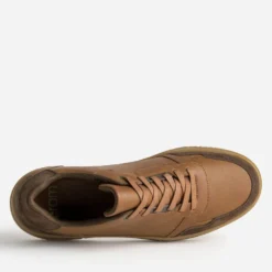 Tennis cognac détails marron