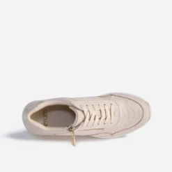 Tennis compensée beige