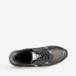 Tennis compensée noire multi matières