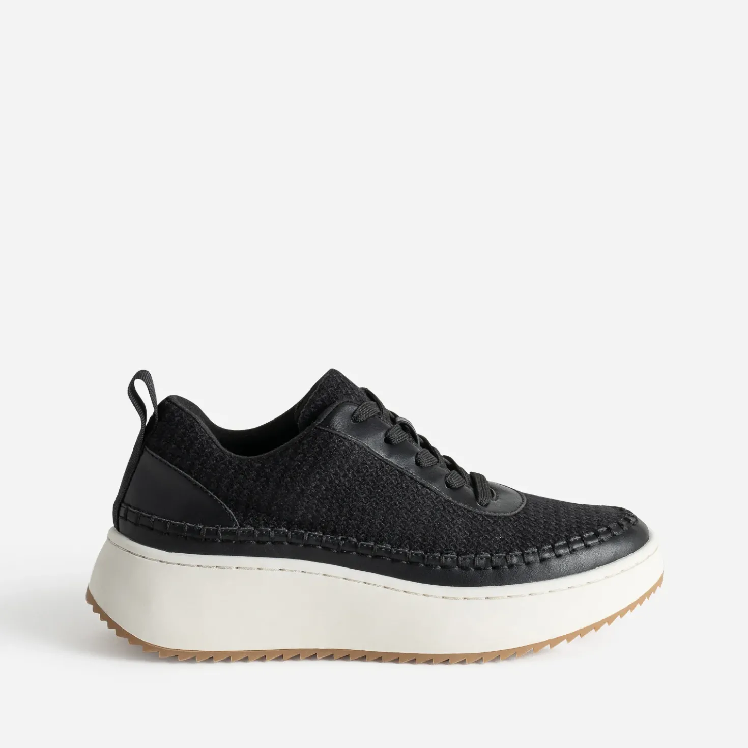Tennis Dad shoes noir textile à relief