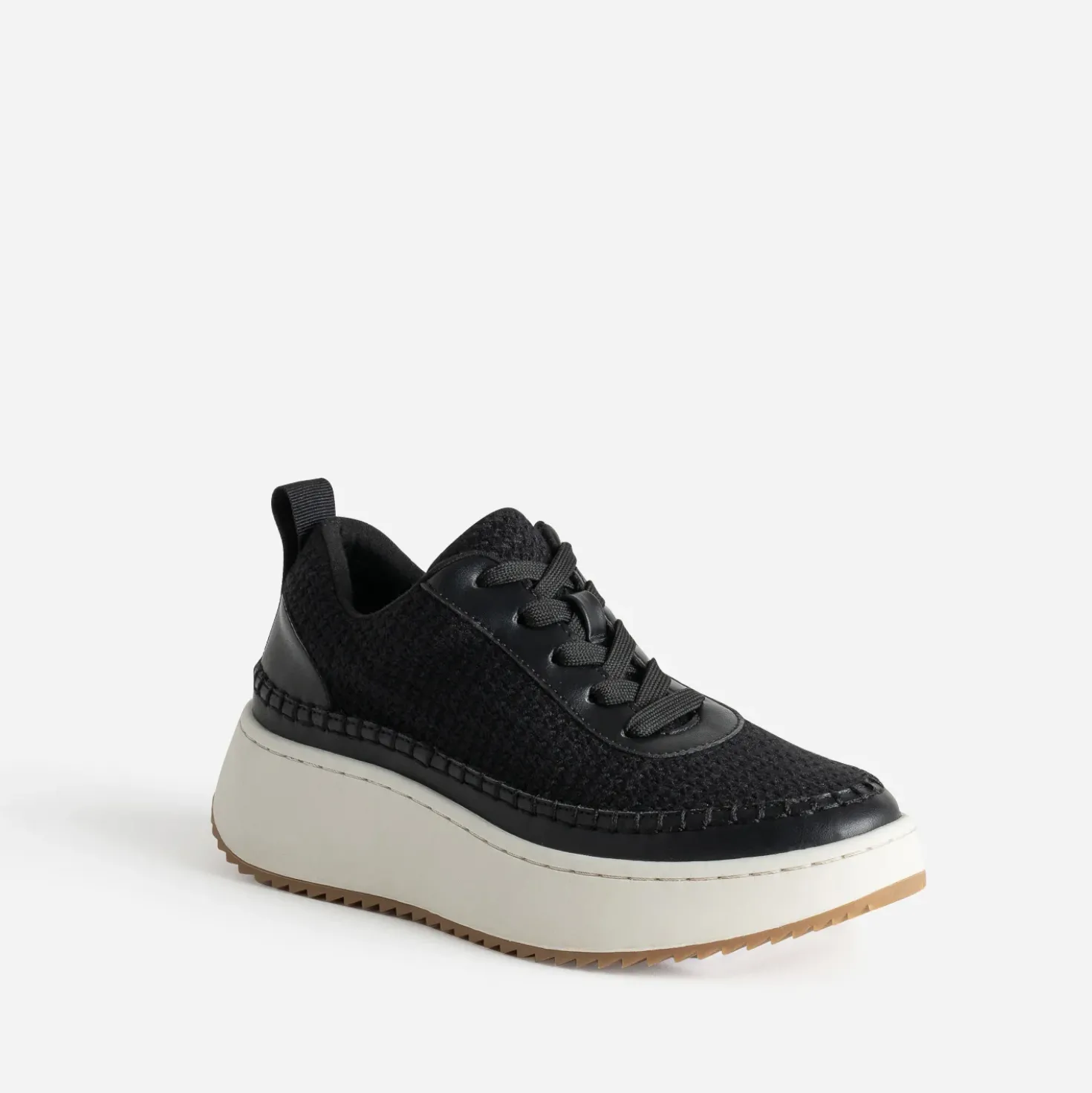 Tennis Dad shoes noir textile à relief