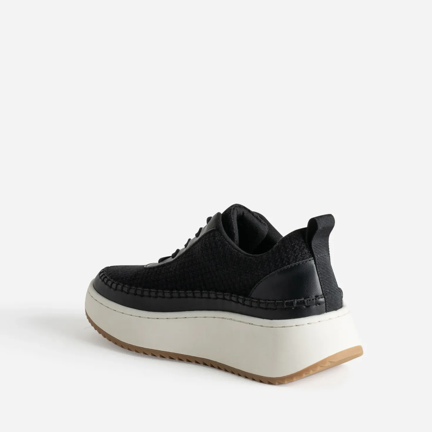 Tennis Dad shoes noir textile à relief