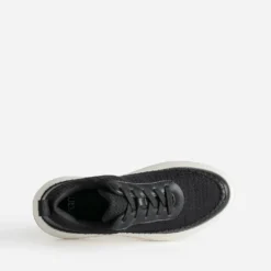 Tennis Dad shoes noir textile à relief