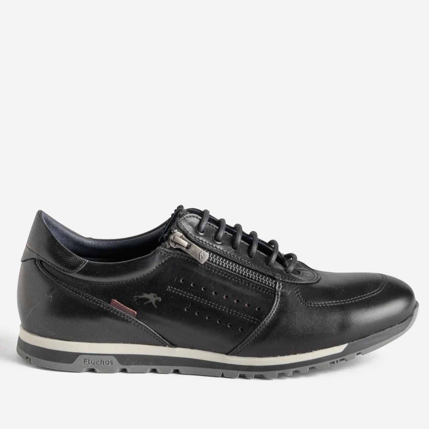 Tennis FLUCHOS noire en cuir