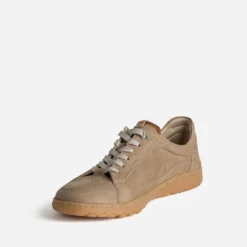 Tennis FLUCHOS taupe cuir nubuck