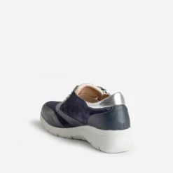 Tennis FRANCE ARNO marine cuir