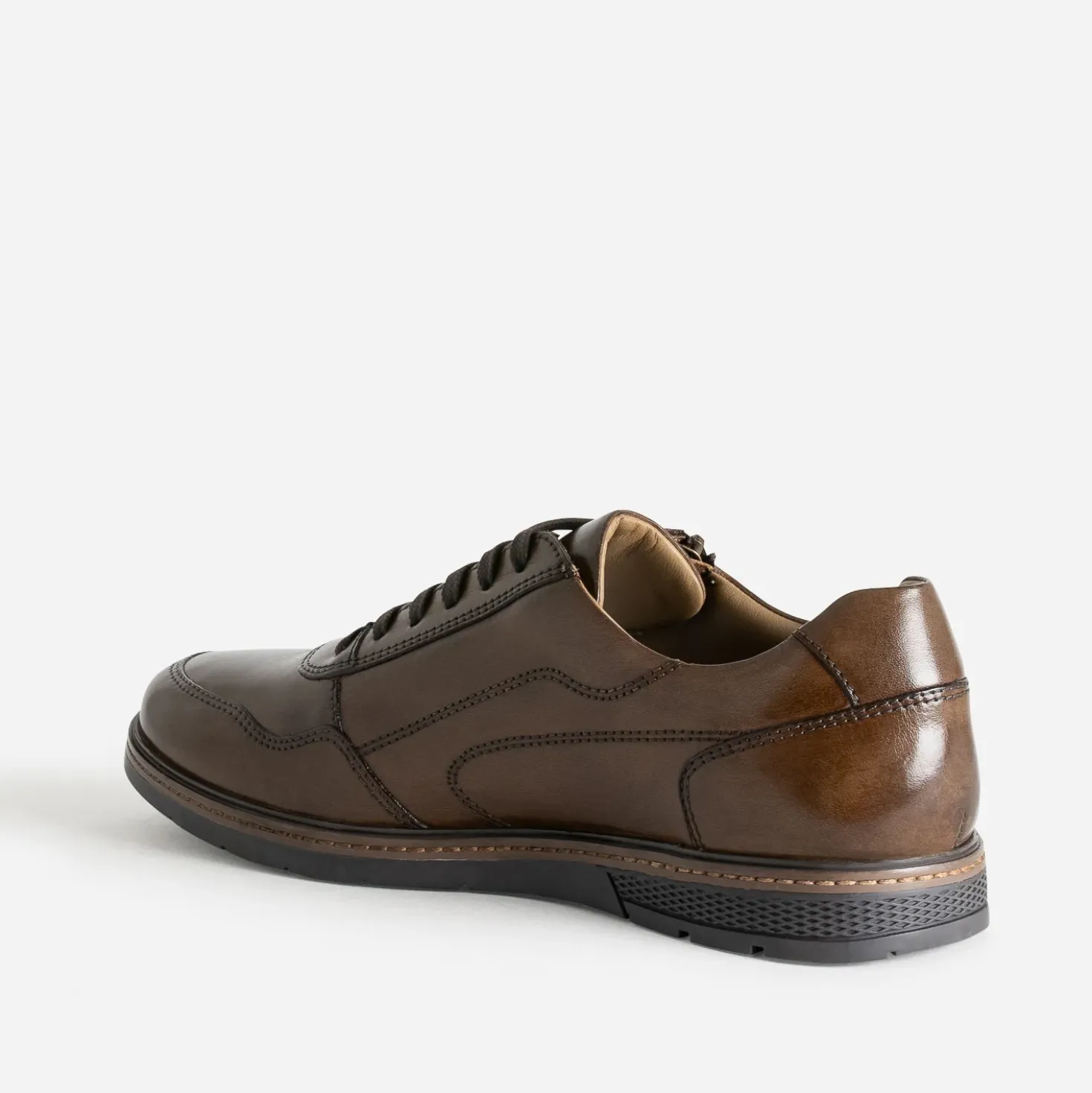 Tennis FRANCE ARNO marron en cuir