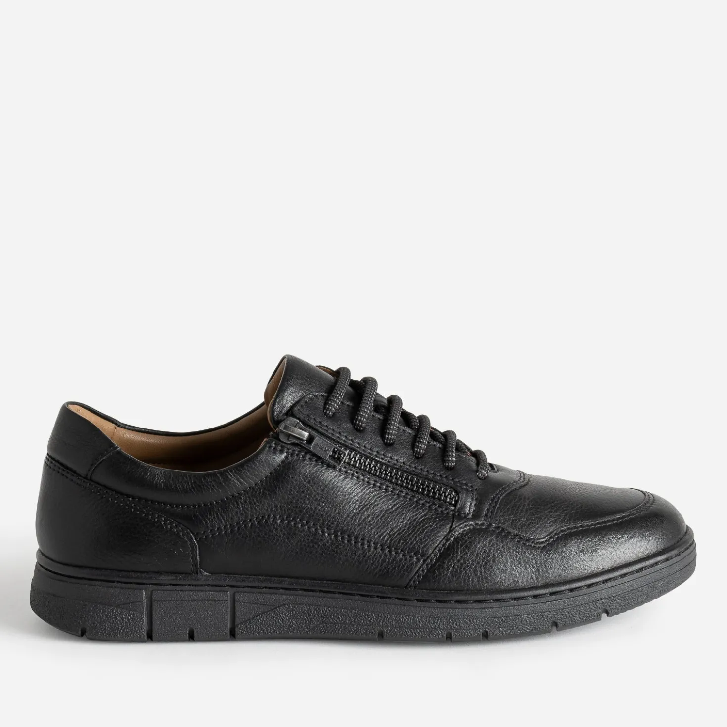 Tennis FRANCE ARNO noir en cuir