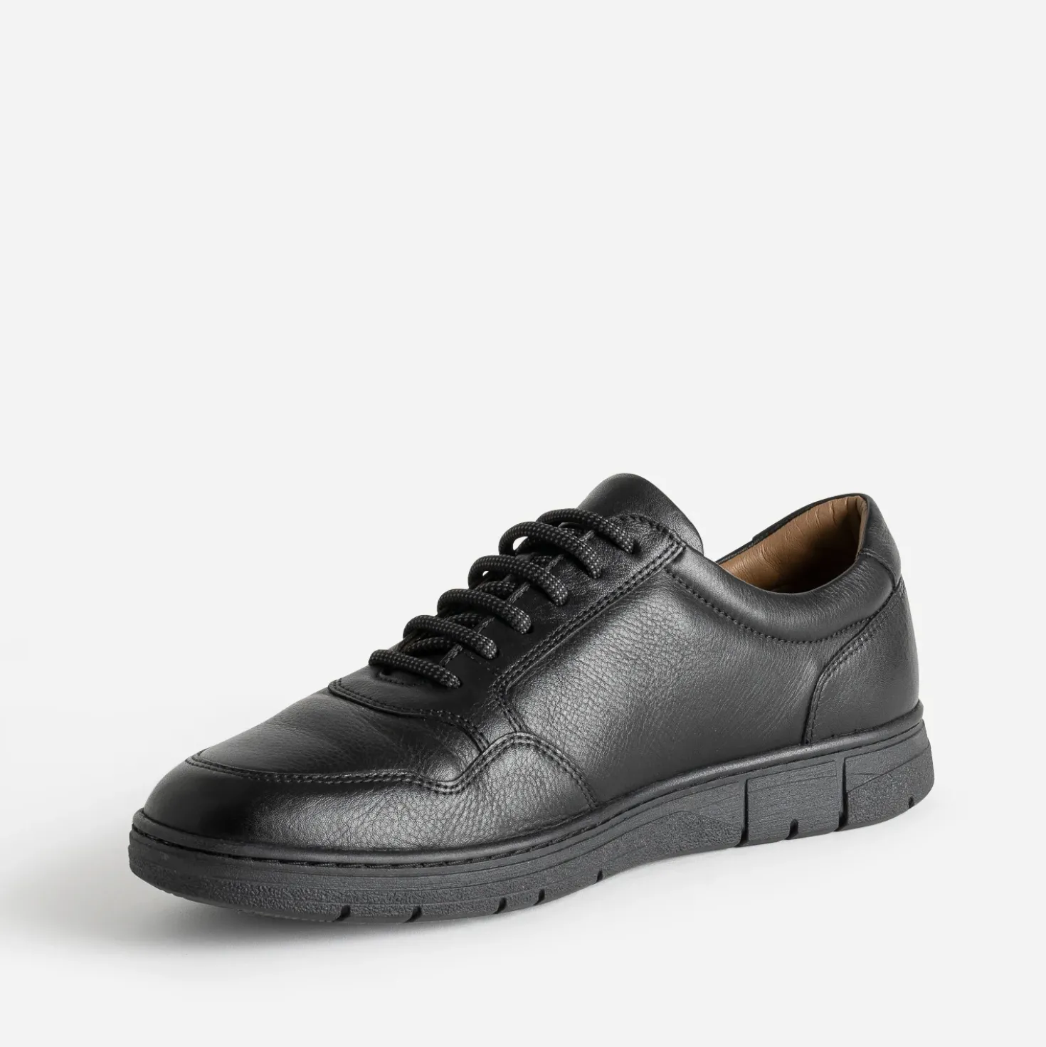 Tennis FRANCE ARNO noir en cuir