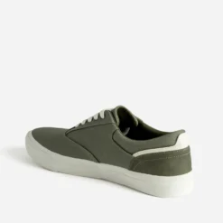 Tennis homme en toile kaki
