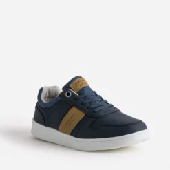 Tennis JACK & JONES marine et camel