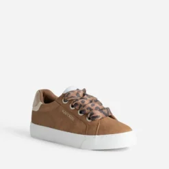 Tennis KAPORAL camel avec lacets léopard