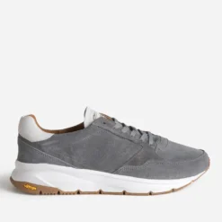 Tennis LA MANUFACTURE grise cuir velours