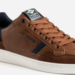 Tennis LEE COOPER cognac et marine