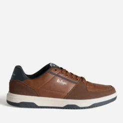 Tennis LEE COOPER cognac et marine