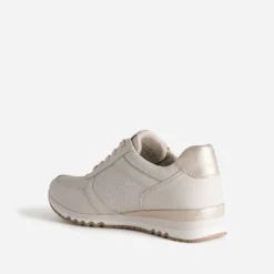 Tennis MARCO TOZZI beige clair perforée