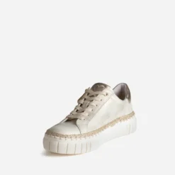 Tennis MARCO TOZZI beige doré détail corde