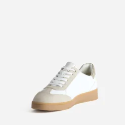 Tennis MARCO TOZZI blanche, beige, doré