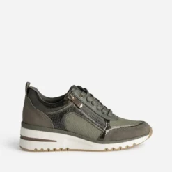 Tennis MARCO TOZZI kaki multi-matières