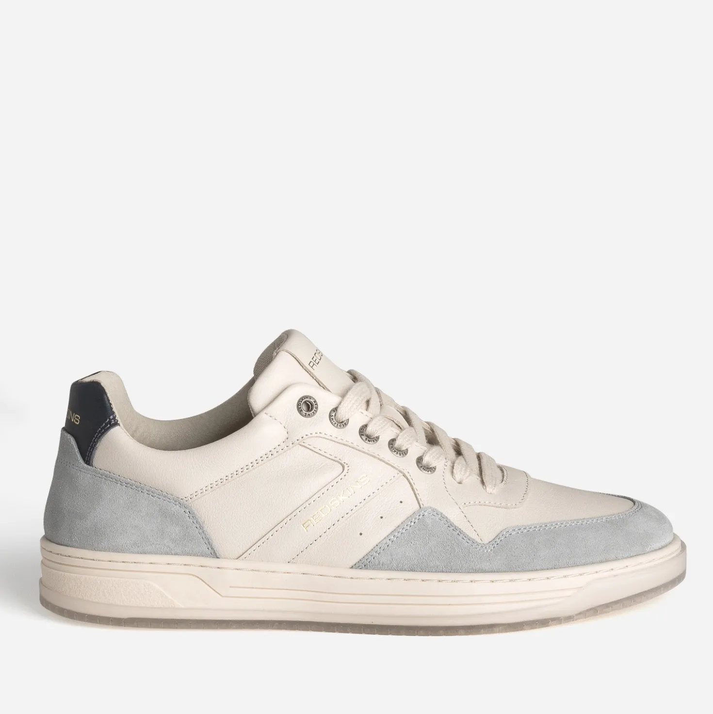 Tennis REDSKINS beige et grise cuir