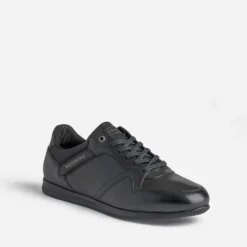 Tennis REDSKINS noire en cuir