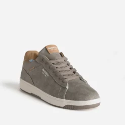 Tennis REDSKINS taupe en toile