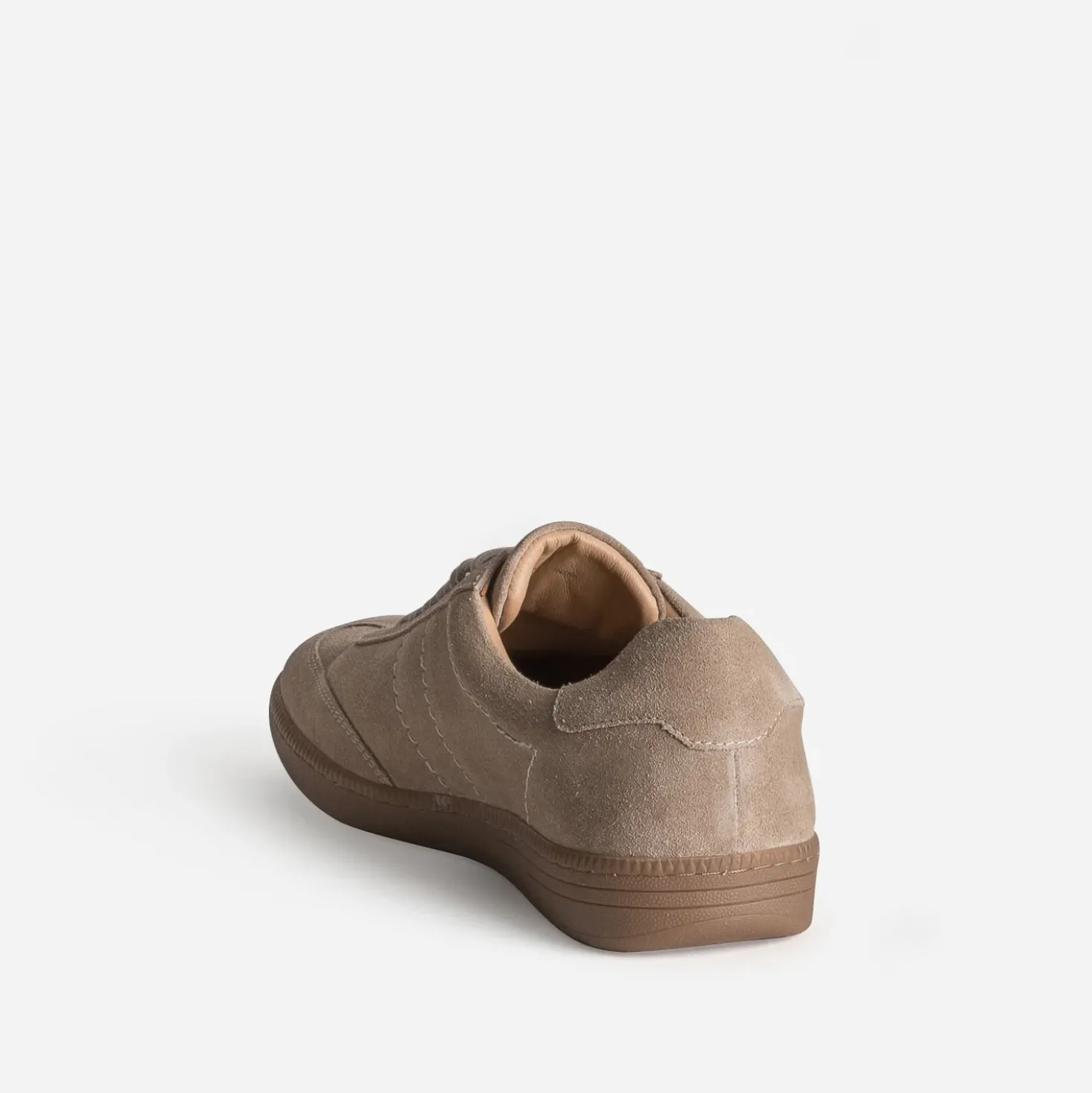 Tennis taupe suédée