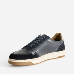 Tennis TBS marine en cuir