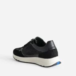 Tennis TBS noire en cuir