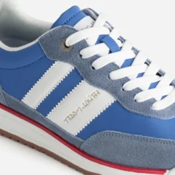 Tennis TEDDY SMITH bleue bi-matière
