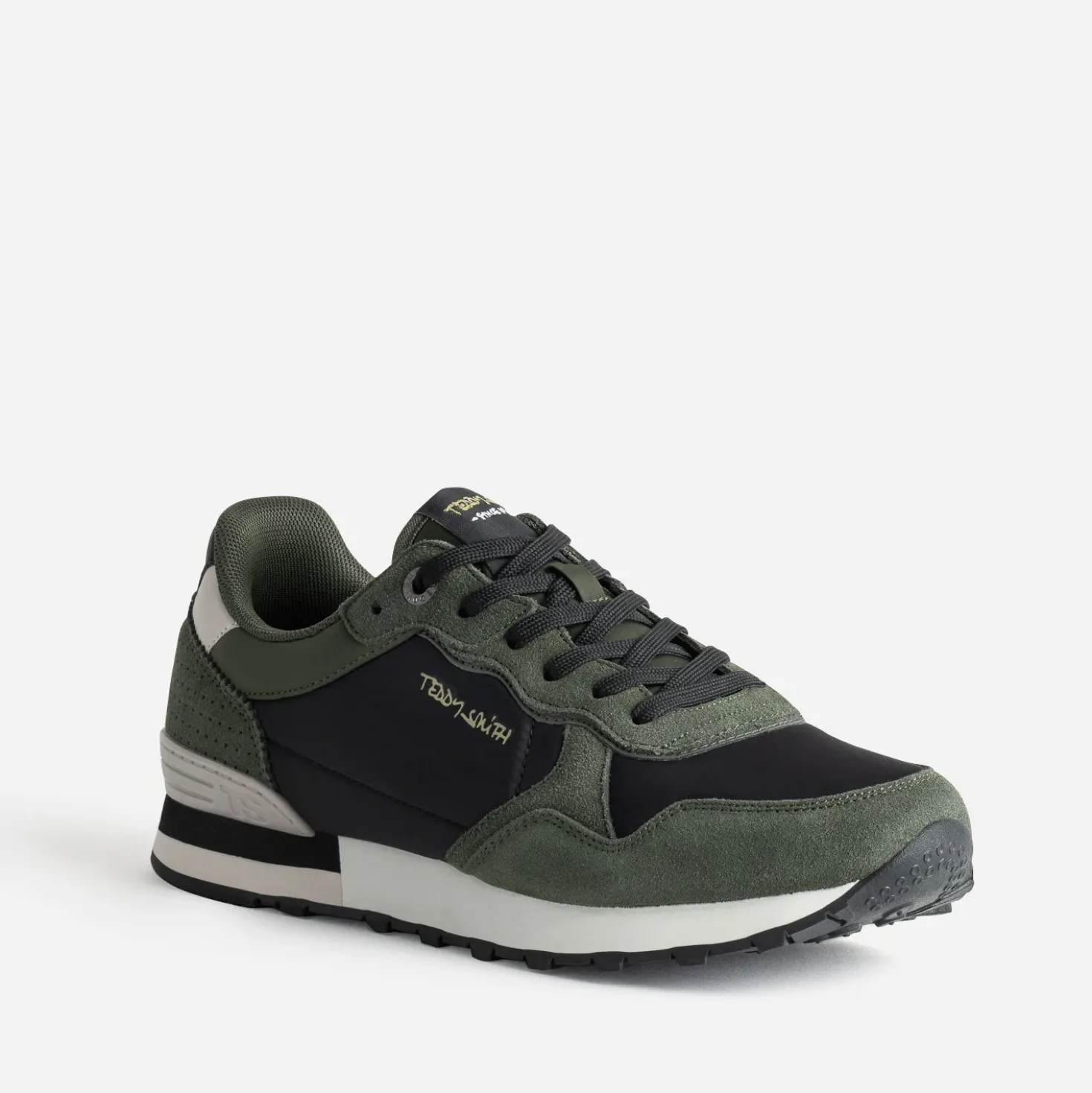 Tennis TEDDY SMITH kaki et noir