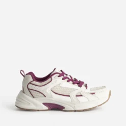 Tennis TEXTO beige et bordeaux
