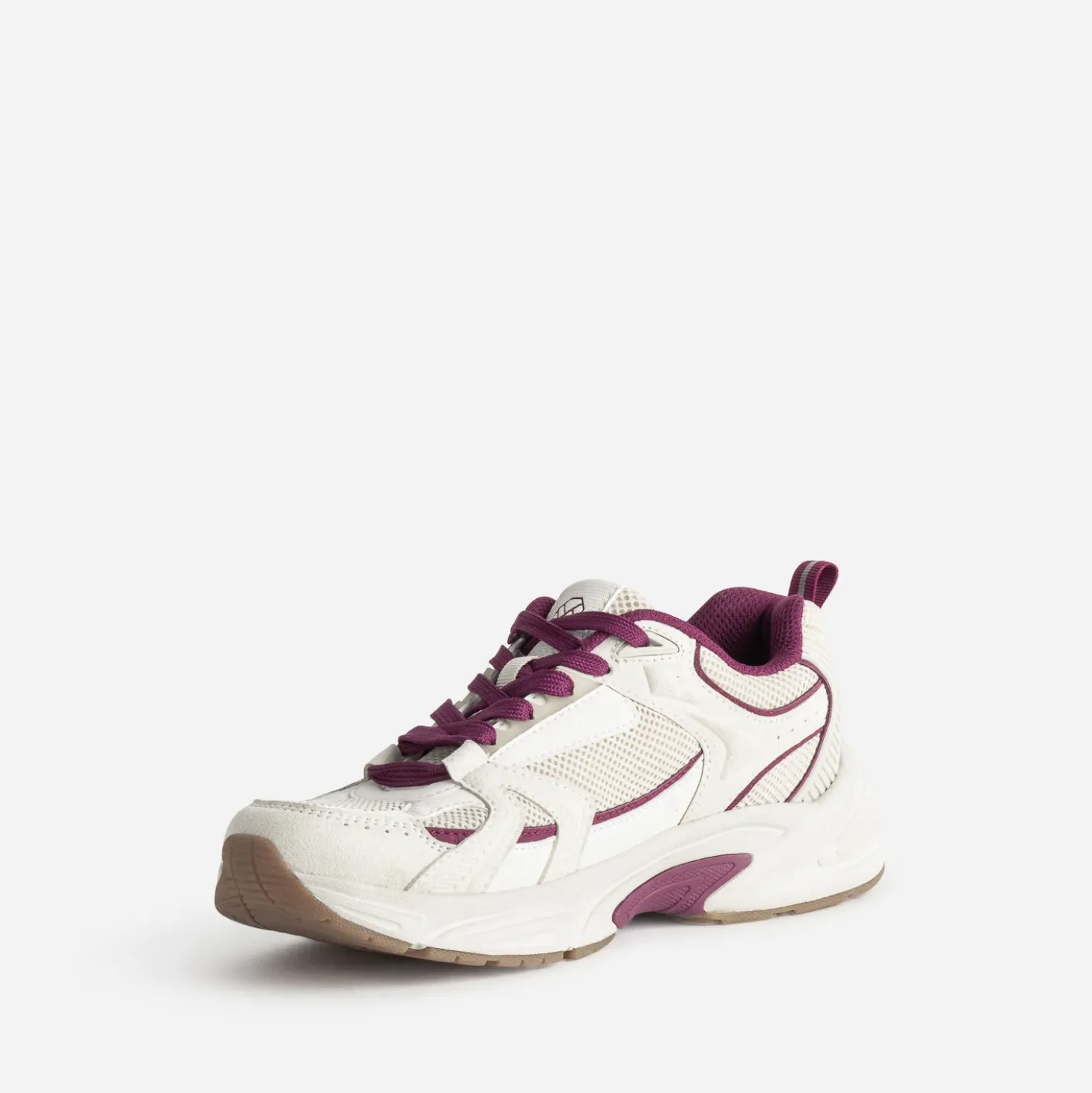 Tennis TEXTO beige et bordeaux