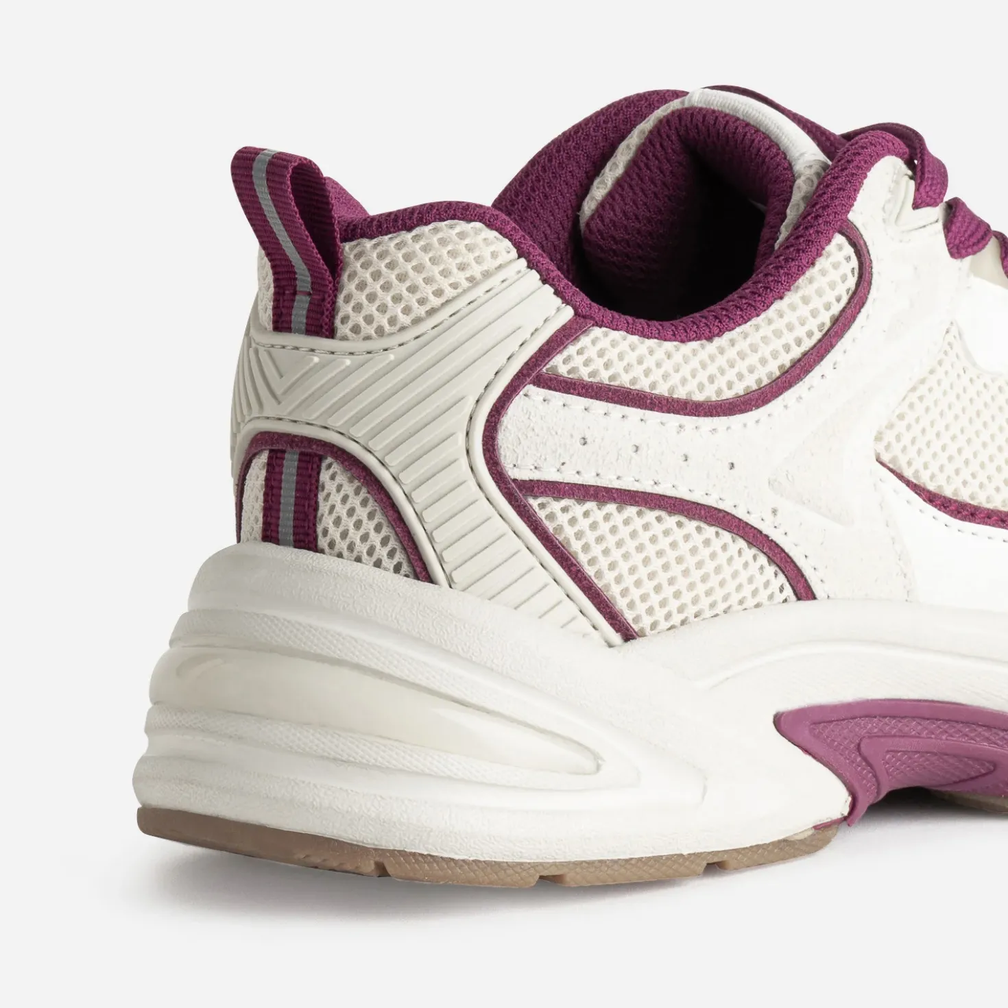 Tennis TEXTO beige et bordeaux